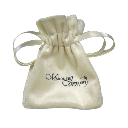 Gold-Plated Twisted Leather Hoop Earrings with Gift Pouch