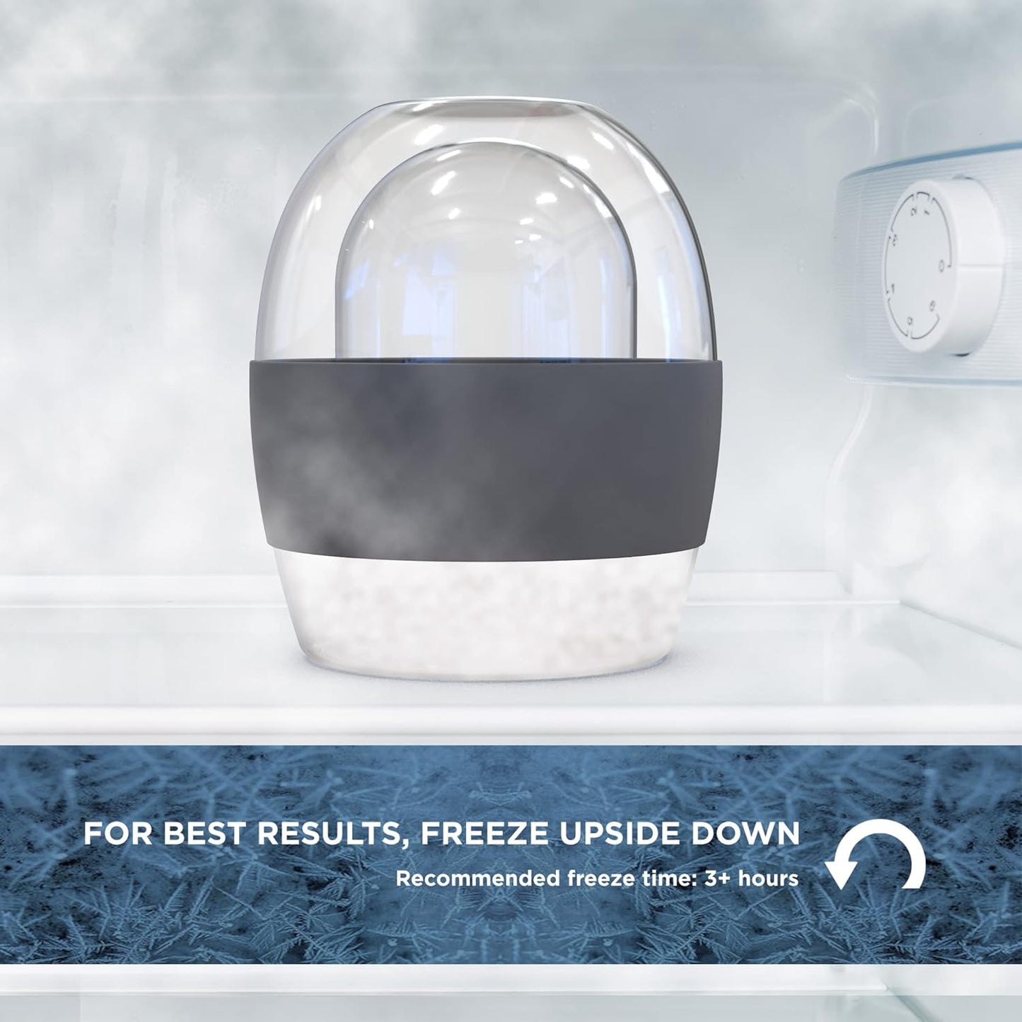 Freezer Chilled Stemless Wine Glass, Double Walled Insulated Frozen Chiller Cup (8.5oz) Fun Wine Lover Gift for Women/Her Rose All Day (Gift Boxed)