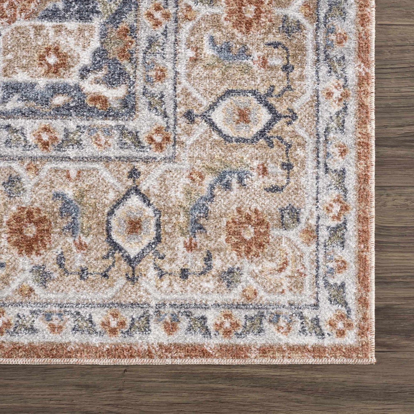 Gael Rust Boutique Washable Rug