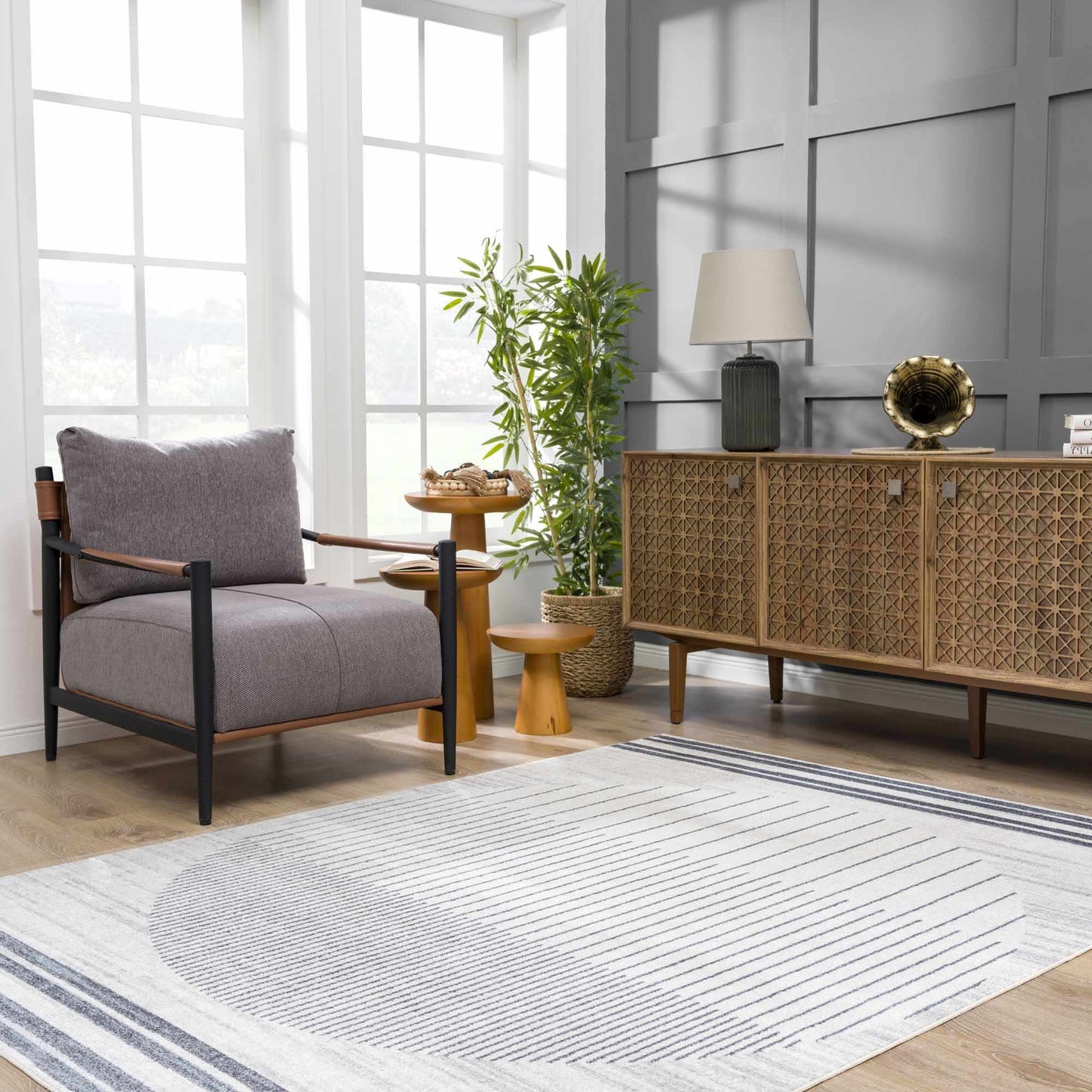 Thad Modern Washable Rug