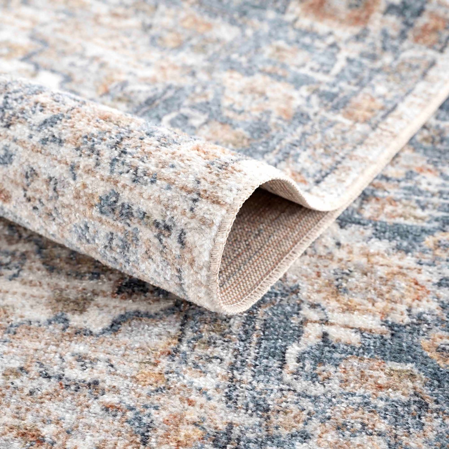 Ezri Flat Pile Washable Rug