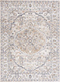 Hiti Cream Flat Pile Washable Rug