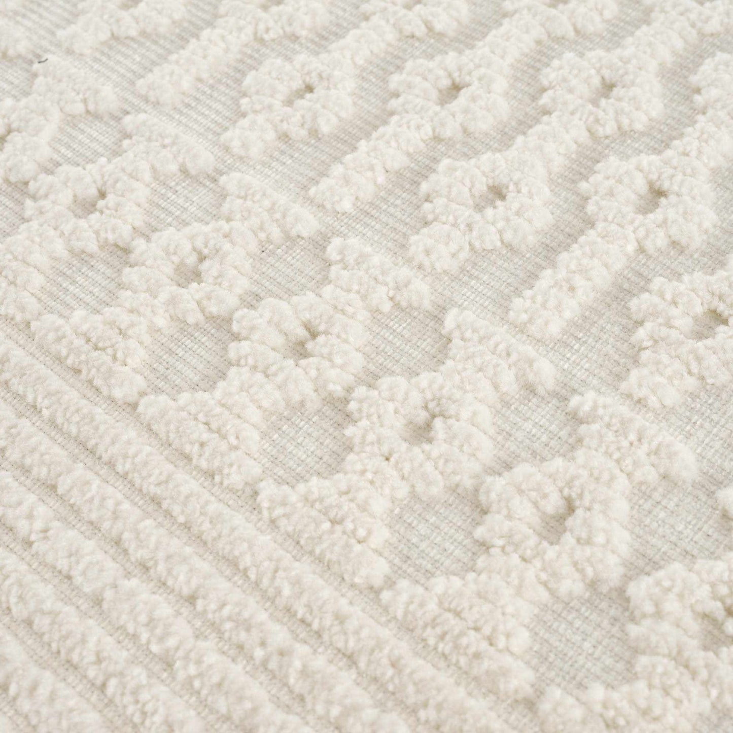 Drago White Washable Area Rug