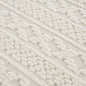 Fadey White 3D Washable Rug