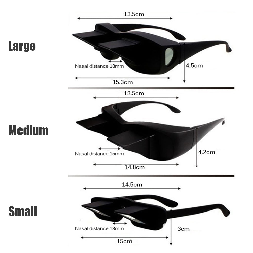 Lazy Reader Glasses - Myopia Relief for Bed Reading & TV Viewing