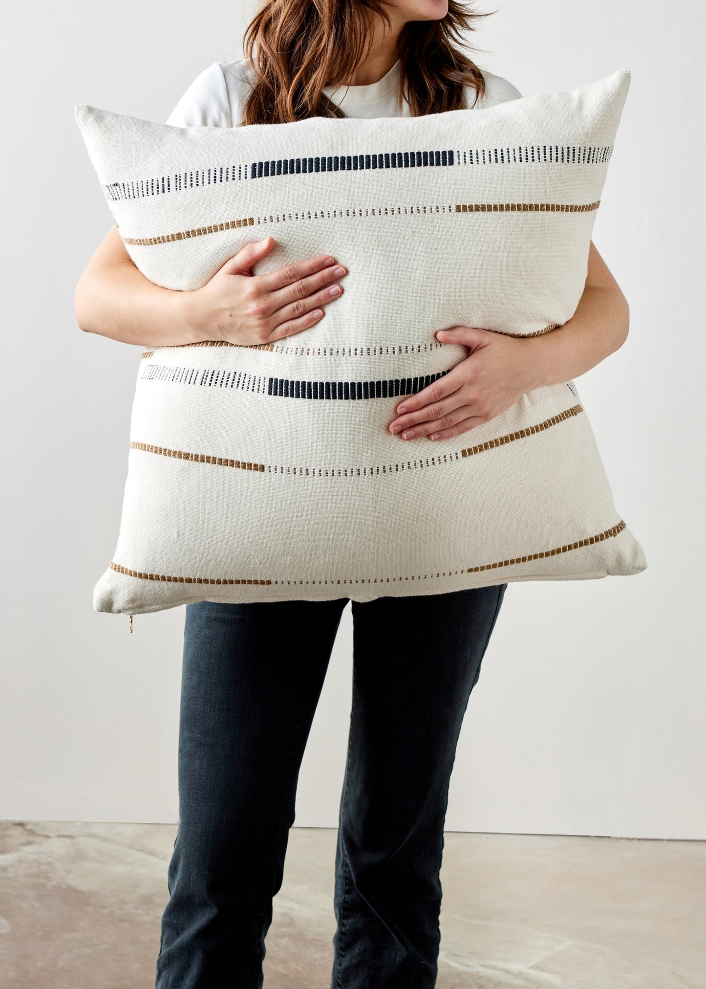 Mason Hand-Loomed Cotton Pillow