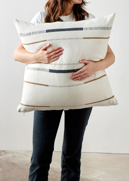 Mason Hand-Loomed Cotton Pillow