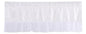 Tache Satin Ruffle Pearl White Delicate Rose Valance (MA125)
