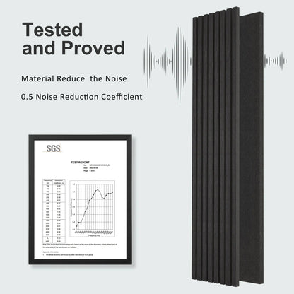 MDF Acoustic Slat Wood Wall Panels