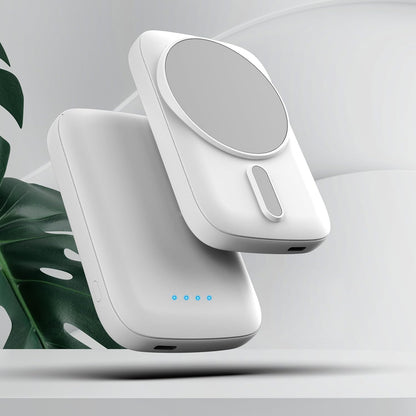 MagSafe Fast Charging Battery Pack for iPhone, Compatible with MagSafe - Ultra Slim Magnetic Power Bank, Portable Fast Charge Wireless Travel Charger (5000mAh)