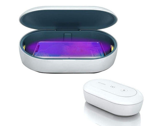 UV Sterilizer Box with 15 W Fast Wireless Charging Pad