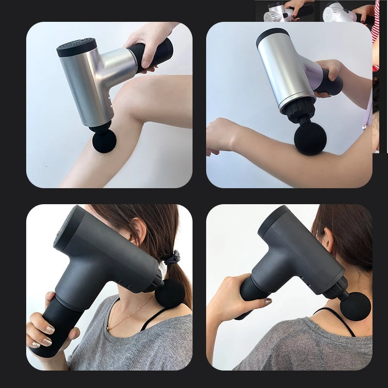 Deep Tissue Massage Gun with Interchangeable Heads