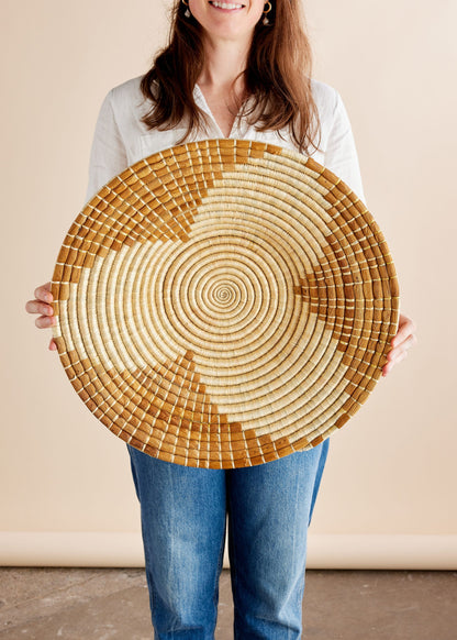 Maua Banana Bark Wall Basket