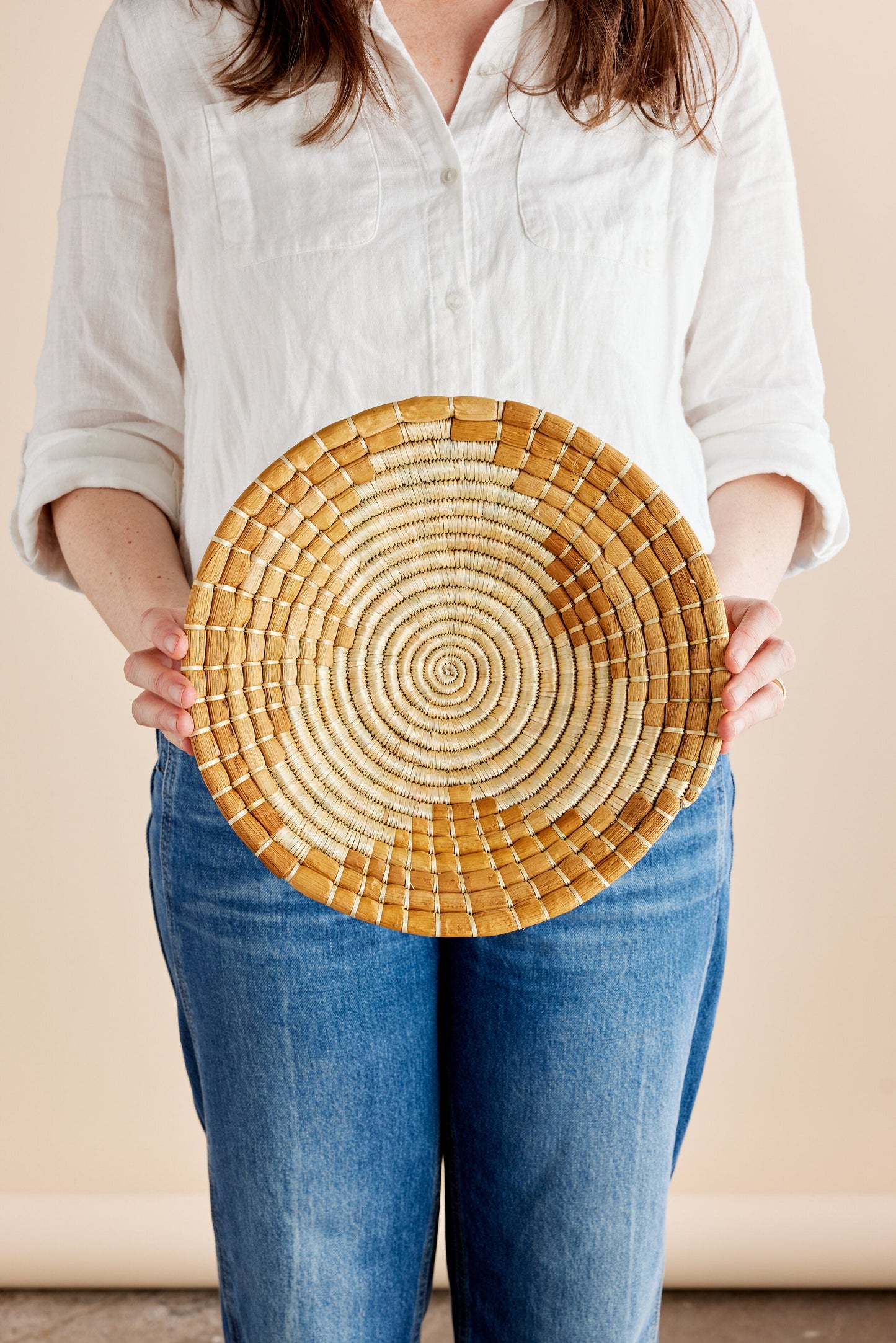 Maua Banana Bark Wall Basket