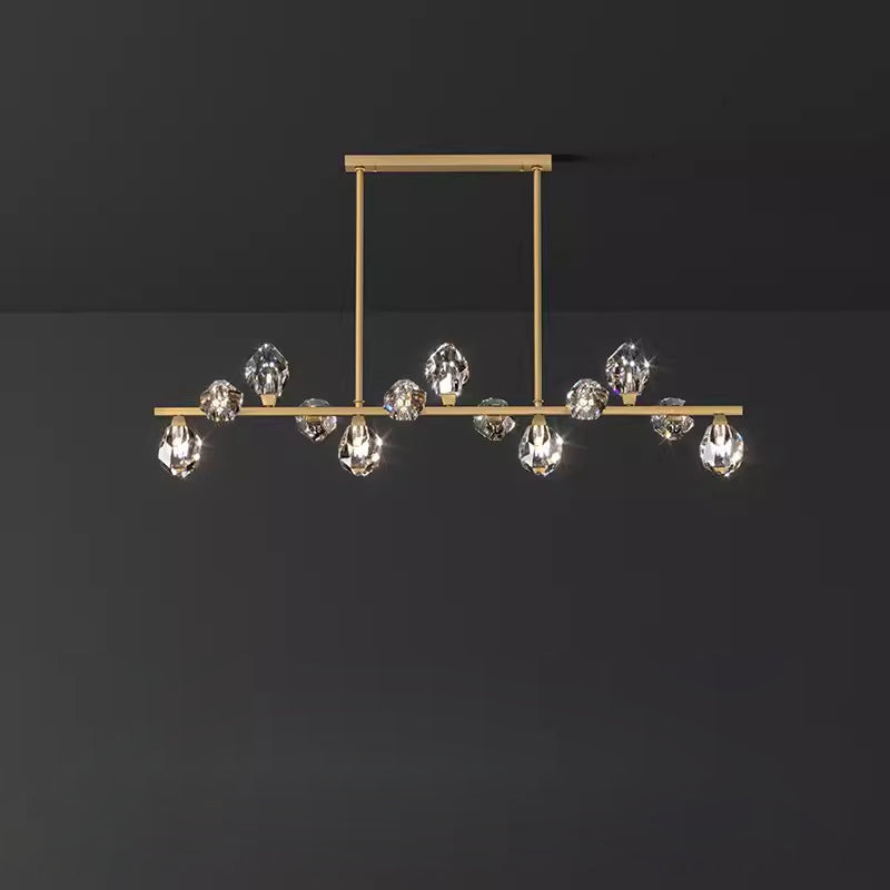 Exquisite Crystal Pendant Lights - Elegant Indoor Lighting for Dining Rooms and Salons