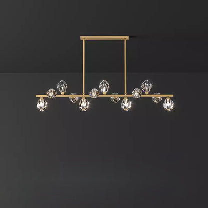 Exquisite Crystal Pendant Lights - Elegant Indoor Lighting for Dining Rooms and Salons
