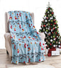 Cozy Festive Holiday Throw Blanket 50" x 60"