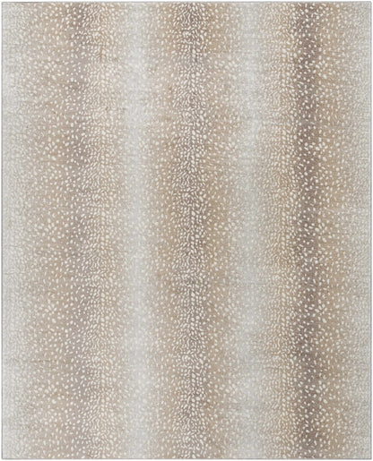 Pointblank Tan Leopard Print Rug