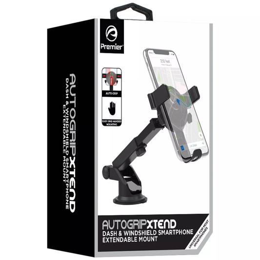 Roller Grip Extendable Windshield & Dash Smartphone Mount: Secure Versatility for Your Device