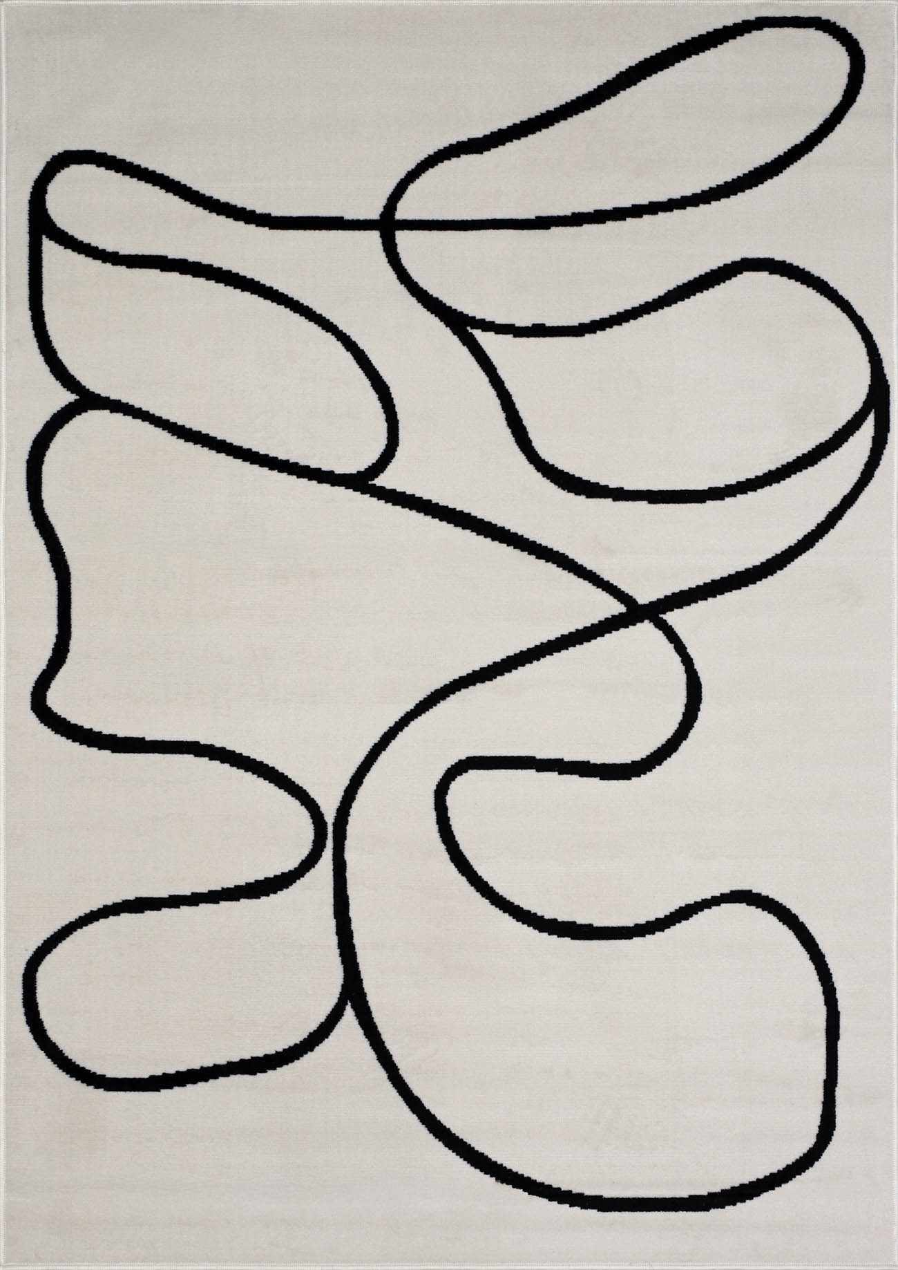 Eilir Modern Low Profile Boho Rug