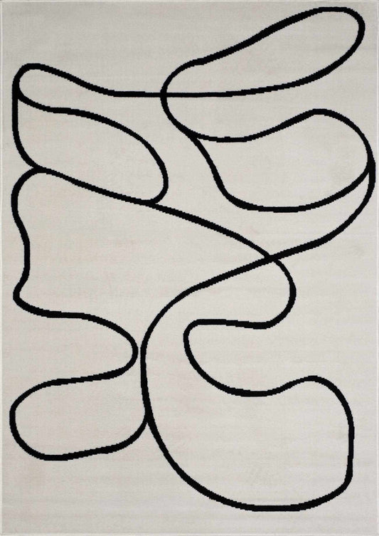 Eilir Modern Low Profile Boho Rug