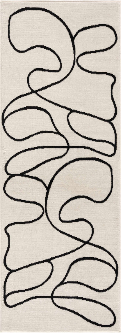 Eilir Modern Low Profile Boho Rug