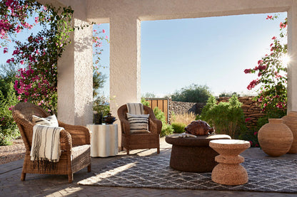 Felted Wool Chunky Stripe Pillow