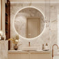 Round Backlit LED BATHROOMS Vanity  Mirrors With Dimmable Lights