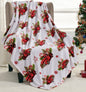 Cozy Festive Holiday Throw Blanket 50" x 60"