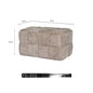 MOMO Chenille Mesh Red Woven Bench Short Stool Shoe Changing Stool Living Room Sofa Stool Household Small Stools