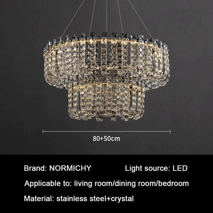 Crystal LED Chandelier for Living and Dining