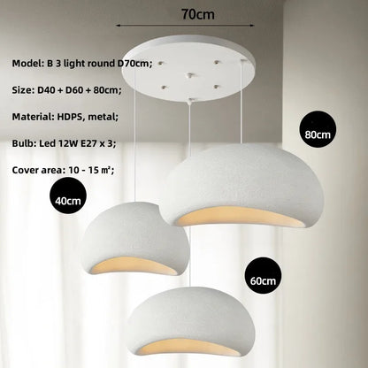 HDPS and Metal Minimalist Nordic LED Pendant Lights