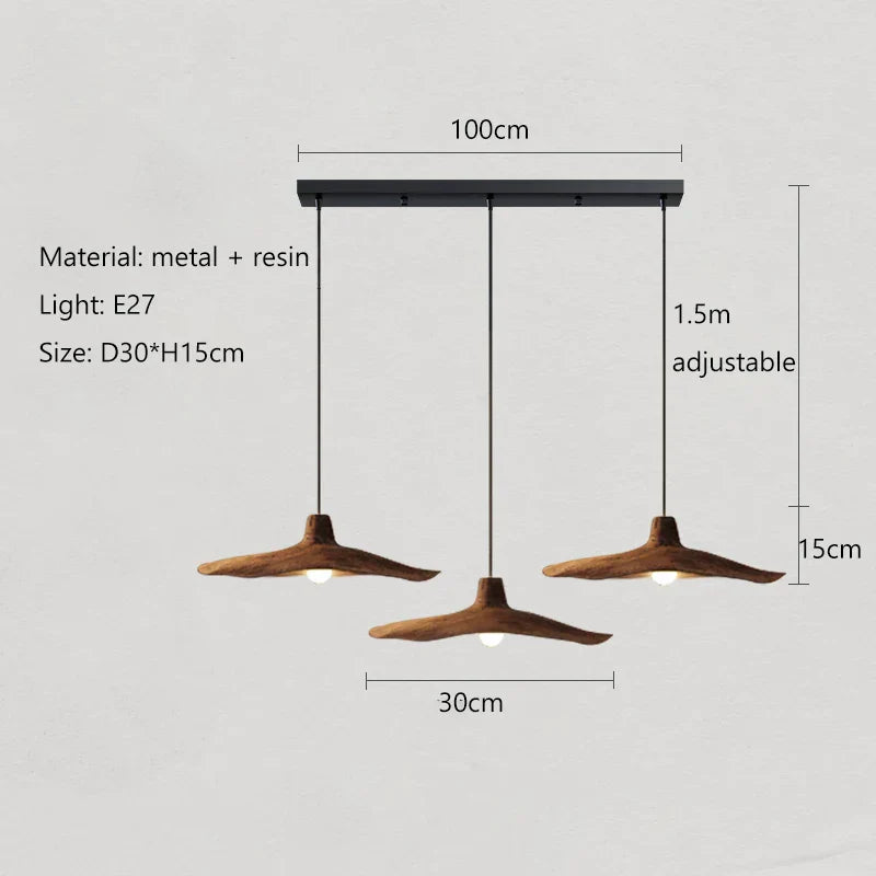 Vintage Wabi-Sabi Wind E27 LED Pendant Lights - Illuminate Your Restaurant, Cafe, and Home with Timeless Charm