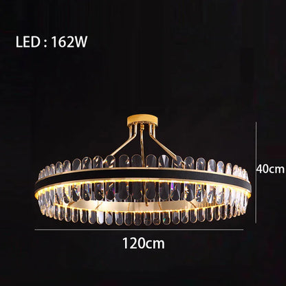 Dimmable LED Crystal Chandelier | Dining Room Lighting