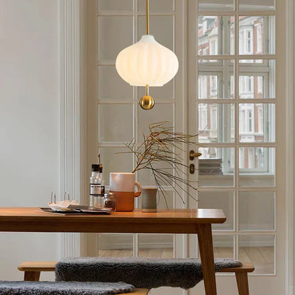 Glass Pumpkin Ceiling Chandeliers: Nordic Elegance for Interiors