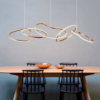 LED Modern Gold Pendant Light | Dining Room Home Lighting