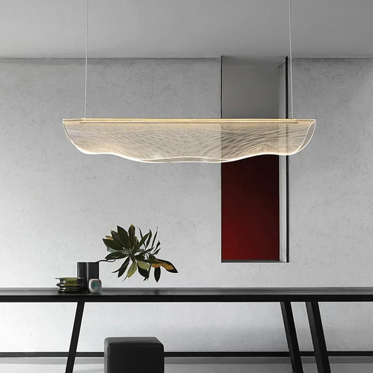 Contemporary Irregular Acrylic LED Chandeliers - Illuminate and Elevate Your Living and Dining Spaces