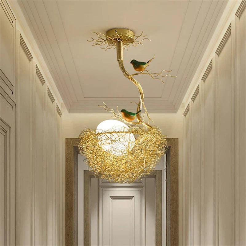 LED Modern Gold Ceiling Light | Kitchen Island Lighting