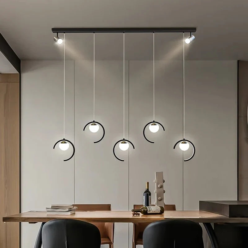 Sleek Modern Pendant Light | Dining Room Home Lighting