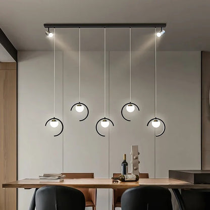 Sleek Modern Pendant Light | Dining Room Home Lighting