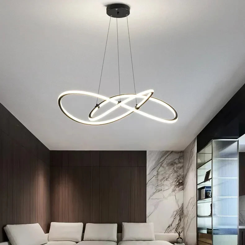 LED Dimmable Modern Pendant Light | Living Room Lighting