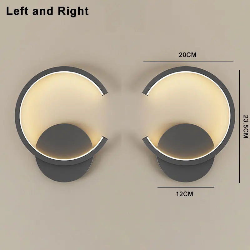 LED Modern Signature Wall Sconce | Bedroom Home Lighting