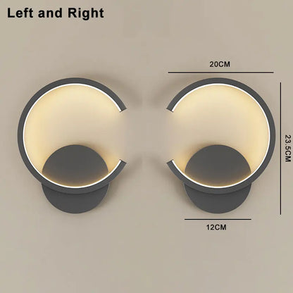 LED Modern Signature Wall Sconce | Bedroom Home Lighting