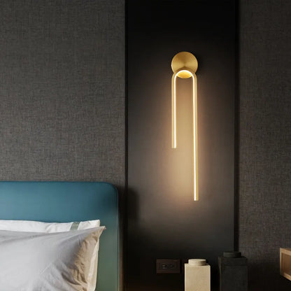 LED Modern Signature Wall Sconce | Bedroom Home Lighting