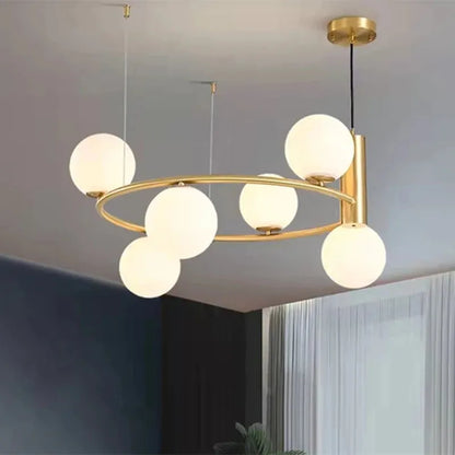 Nordic Glass LED Ceiling Chandelier with G9 Socket
