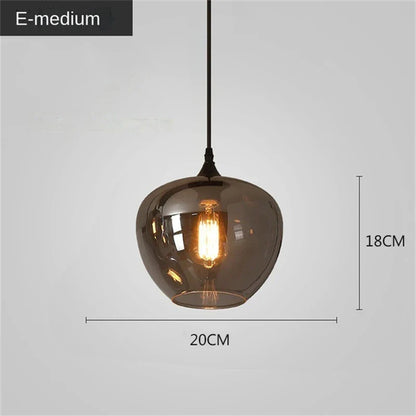 Smoky LED Nordic Chandelier | Kitchen Island Home Lighting
