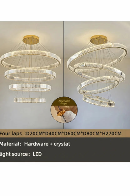 Modern Crystal Chandelier | Modern Living Room Lighting