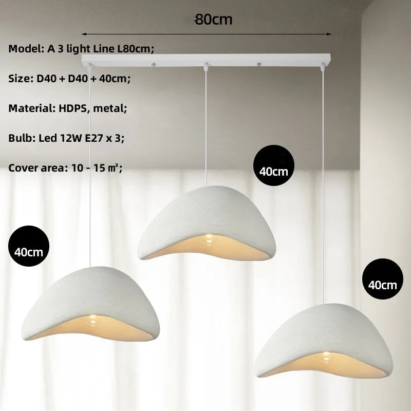 HDPS and Metal Minimalist Nordic LED Pendant Lights
