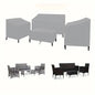 4pcs/Set Patio Furniture Covers, Heavy Duty Waterproof Outdoor Furniture Covers, Rattan Outdoor Furniture Windproof