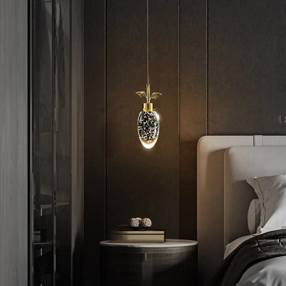 All-Copper Crystal LED Chandelier, Nordic-Inspired Design